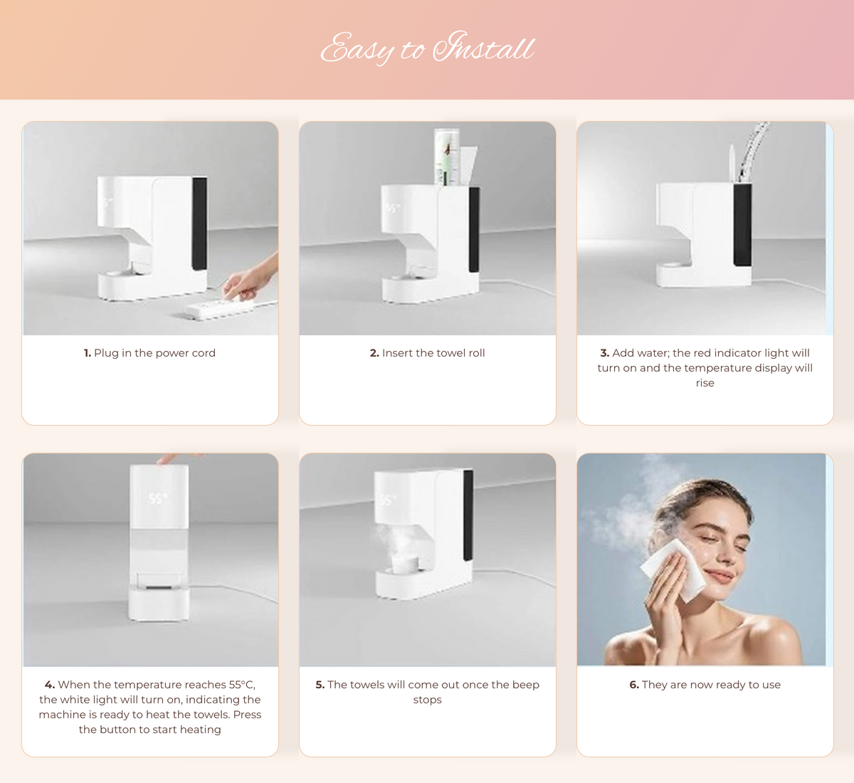 Facial Towel Warmer & Dispenser