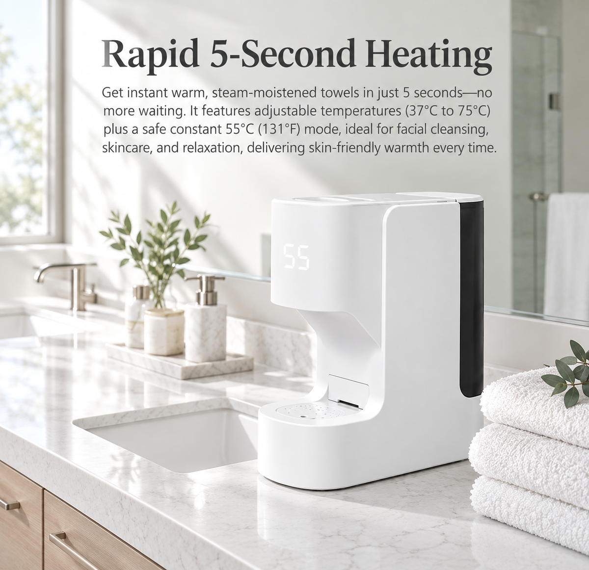 Facial Towel Warmer & Dispenser