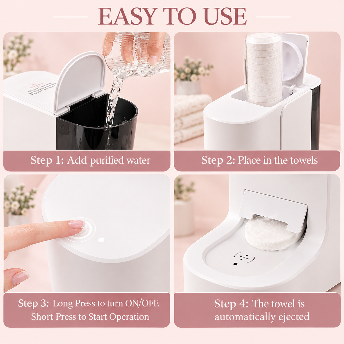Facial Towel Warmer & Dispenser